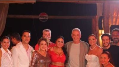 لبلبة ولقاء الخميسي أول الحضور في حفل زفاف بشرى