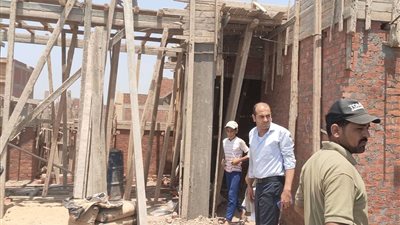 محافظة المنوفية: إيقاف أعمال بناء مخالف وفك شدة خشبية ببركة السبع وإزالة فورية لحالات تعدٍ بالشهداء وتلا