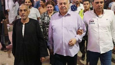 أمين حزب الشعب الجمهوي بأسيوط يشهد الإحتفال بالليلة الختامية لمولد السلطان الفرغل