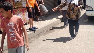 حملة إشغالات مكبرة بحي غرب شبين الكوم بالمنوفية