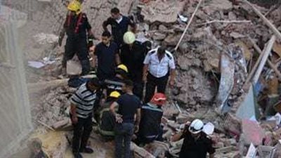 وفاة شخصين وإصابة أربعة آخرين إثر انهيار مبنى سكني في القاهرة