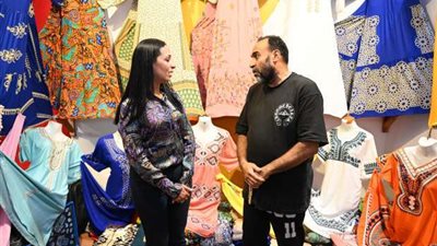 وزيرة التضامن تزور معرض 