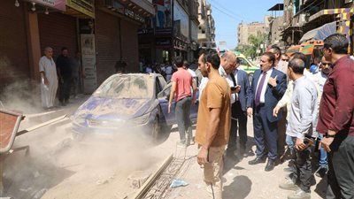صادر له قرار إزالة وإخلاء.. محافظ المنوفية يتفقد موقع انهيار عقار بشبين الكوم