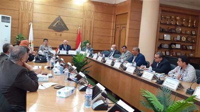 جامعة حلوان تناقش استراتيجيات الفصل الدراسي الصيفي وتطوير التعليم الرقمي