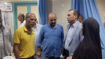 وكيل صحة البحيرة يتوجه لمستشفى ايتاى البارود للإطمئنان على سير العمل بعد حريق محطة الكهرباء
