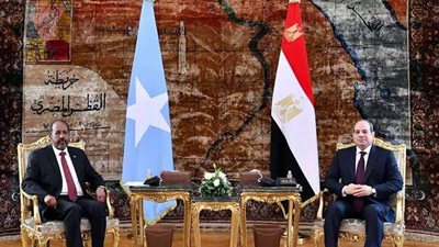 لقاء مرتقب بين الرئيس السيسي ونظيره الصومالي اليوم لبحث سبل التعاون المشترك
