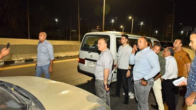 اللواء هشام أبو النصر يتفقد مدخل أسيوط الجنوبي ويشدد على تطوير كفاءة الإنارة بميدان 
