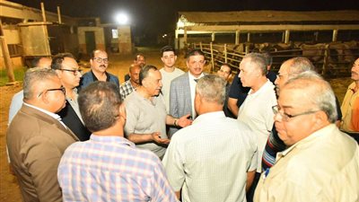 محافظ أسيوط يتابع ميدانياً استكمال تطوير محطة فريزيان الحمام للثروة الحيوانية