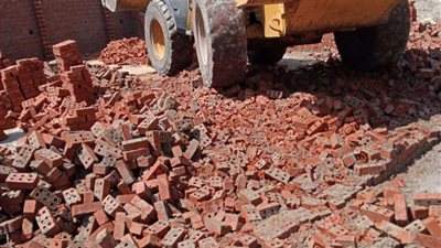 إزالة 8 حالات تعدي على الاراضي الزراعية بدمنهور