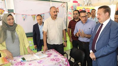 محافظ المنوفية يتفقد عدد من المدارس للتأكد من الجاهزية الكاملة لاستقبال العام الدراسي الجديد