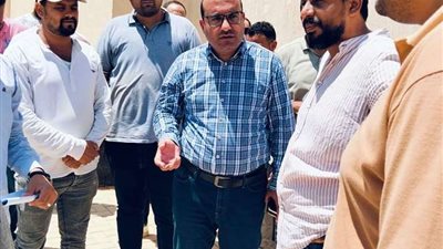 رئيس جهاز حدائق أكتوبر يتابع أكبر مشروع لمرفق المياه