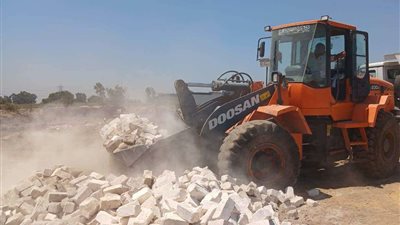 إزالة 331 حالة تعدي وبناء مخالف ومتغير مكاني بالمنوفية