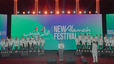 «يا زهرة المدائن يا قدس».. أغنية لـ فلسطين من قلب مهرجان العلمين الجديدة