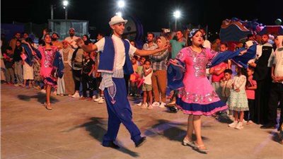 فرق الفنون الشعبية تسحر جمهور مهرجان العلمين بعروض فلكلورية مميزة تحت رعاية وزارة الثقافة