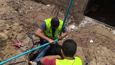 تركيب 700 وصلة مياه بالمجان للأسر الأكثر احتياجًا بسوهاج