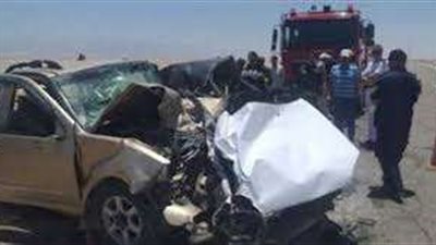 مصرع وإصابة 12 شخصا في حادث بطريق الإسكندرية الصحراوي
