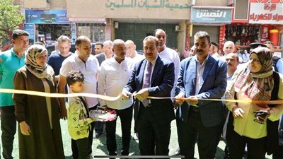 محافظ المنوفية يفتتح معرض أهلاً مدارس لبيع الزي المدرسي والمستلزمات الدراسية ولحوم