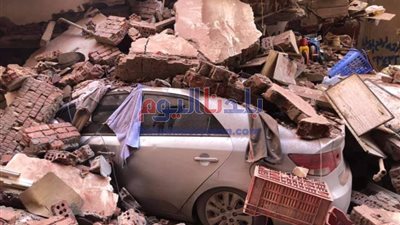 إنهيار منزل بالحلمية.. تشكيل لجنة هندسية لمعاينة المنازل المجاورة