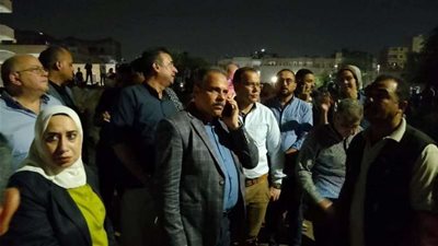 نائب رئيس الوزراء يتابع حادث تصادم قطارين في الزقازيق