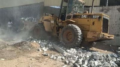 إزالة 10 حالات تعدِ على الأراضي الزراعية بالشرقية