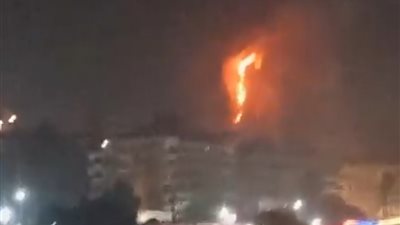 عاجل.. حريق عقار مكون من 10 طوابق في ميت غمر بالدقهلية