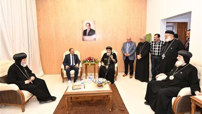 البابا تواضروس الثاني يدشن كنيسة القديسة رفقة وأولادها بالصالحية الجديدة