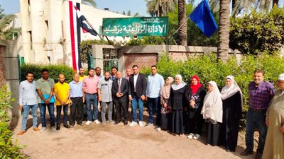 وكيل زراعة البحيرة يتابع أعمال الإدارة الزراعية برشيد وجمعية الجدية