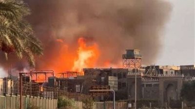 حريق يلتهم لوكيشن تصوير مسلسلات رمضان 2025 بمدينة الإنتاج الإعلامي