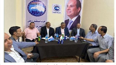 نائب «مستقبل وطن» يشارك في افتتاح وحدة الجوهرة الحزبية بالعمرانية