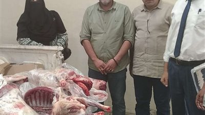 ضبط 4 ذبائح ضأن مذبوحة خارج المجازر وغير صالحة للاستهلاك الآدمى