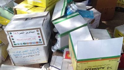 ضبط 694 عبوة مبيدات محظور تداولها بالمنوفية