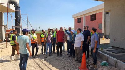 رئيس مياه المنوفية يتفقد محطتي معالجة صرف صحي توسعات تلا والكمايشة ضمن مشروع srssp