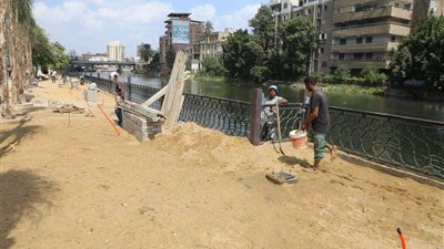 محافظ المنوفية يتفقد أعمال تطوير كورنيش شبين الكوم