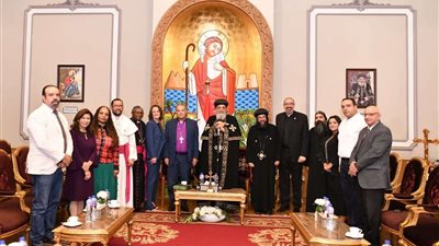 البابا تواضروس الثاني يلتقي وفد الكنائس اللوترية ويشدد على أهمية الحكمة في السلام