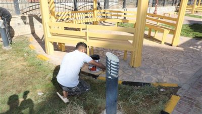 محافظ المنوفية يتفقد أعمال التطوير والصرف بقويسنا (صور)