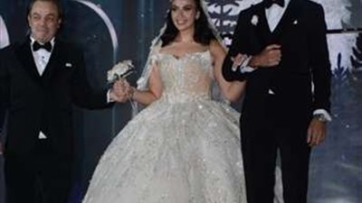 الصور الأولى من حفل زفاف ابنة علاء مرسي