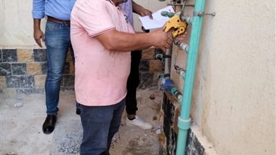 أجهزة المدن الجديدة تشن حملات على وصلات المياه الخلسة وتحصيل المتأخرات