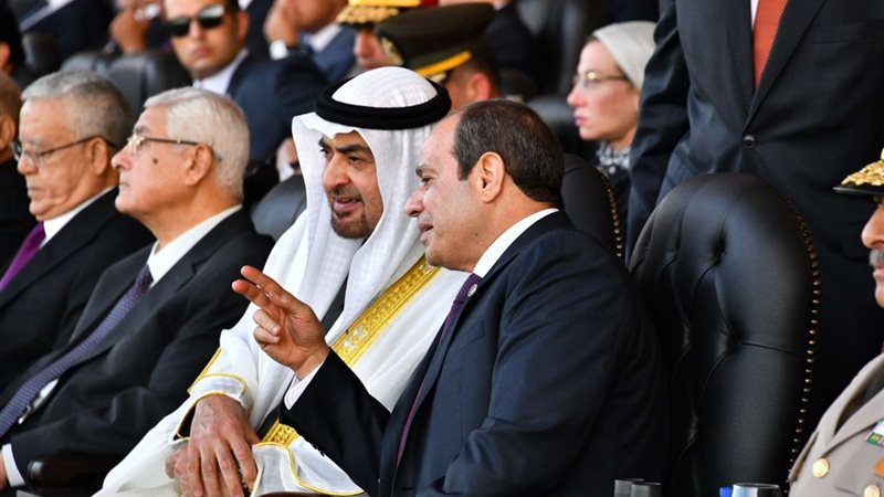 السيسي وال نهيان