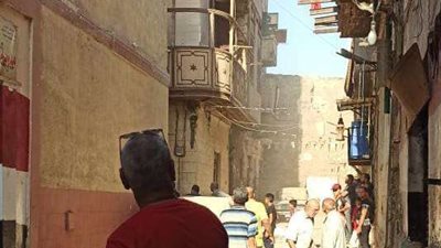 بدون إصابات.. انهيار جزئى لعقار قديم بالإسكندرية