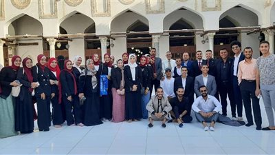 تعزيزاً للوعي الديني والثقافي.. الجامع الأزهر يستقبل وفوداً طلابية من وزارة الشباب والرياضة