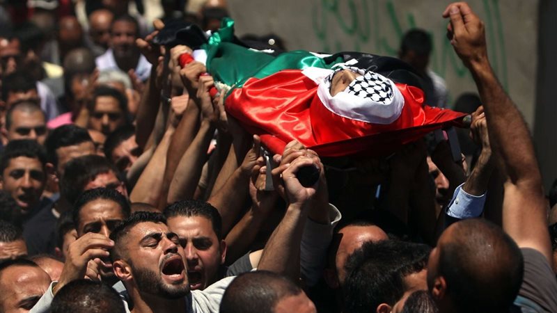 استشهاد فلسطيني