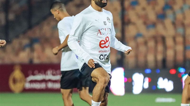 محمد صلاح في مران