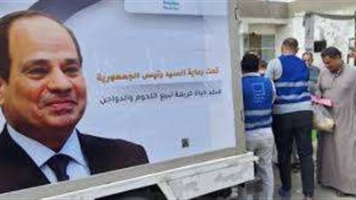 منافذ حياة كريمة توفر لحوم بأسعار مخفضة فى 4 مناطق بالجيزة