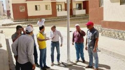 رئيس جهاز مدينة بدر يتفقد المرحلة الثالثة لسكن موظفي العاصمة الإدارية