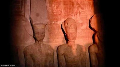 تعامد الشمس على قدس الأقداس في أبو سمبل.. ظاهرة فلكية مدهشة تتكرر مرتين سنويًا.