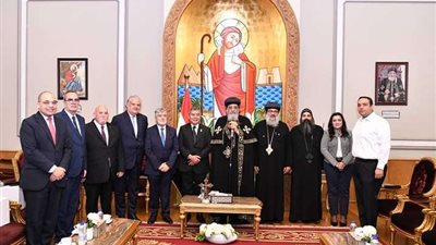 البابا تواضروس يستقبل وفدًا من سفراء أمريكا اللاتينية