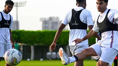 انتظام ثلاثي الزمالك في المران قبل مواجهة البنك الأهلي في الدوري الممتاز