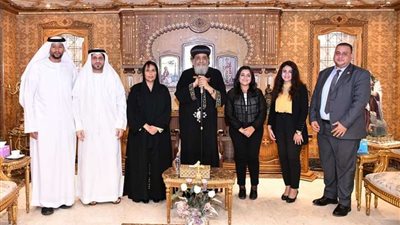البابا تواضروس يشكر الإمارات على الدور الاجتماعي والإنساني في مختلف أنحاء العالم