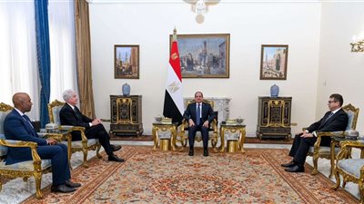 الرئيس السيسي يستقبل رئيس وكالة الاستخبارات المركزية الأمريكية