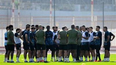 أحمد سليمان يدعم لاعبي الزمالك قبل انطلاق الدوري الممتاز